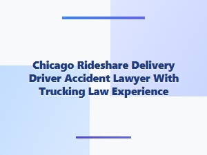 Chicago Rideshare Delivery Driver Accident Lawyer